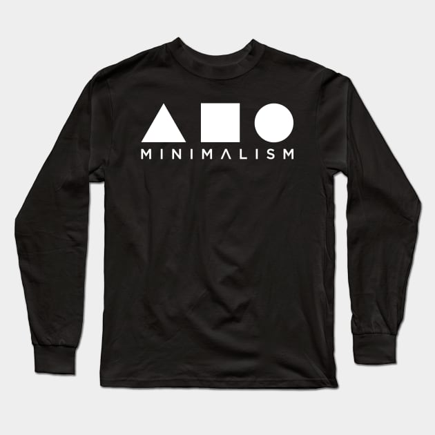 Evolving Minimalism - triangle, square, and circle Long Sleeve T-Shirt by Magicform